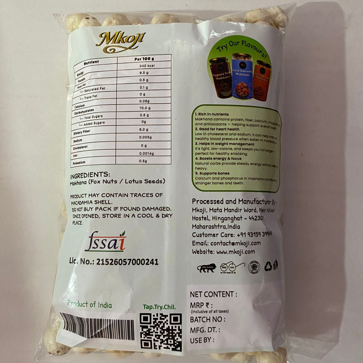 Mkoji Phool Makhana-100g